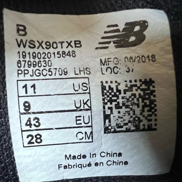 New Balance Women’s X-90 Running Sneakers WSX90TXB, Size 11 - Picture 7 of 8